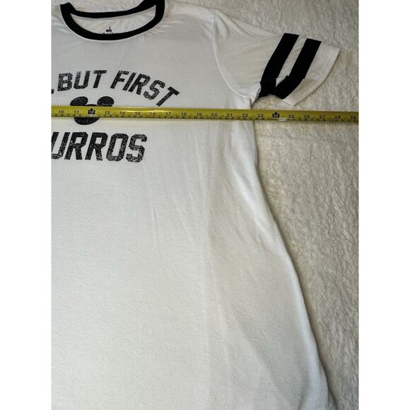 Mickey T-shirt “Ok, But First Churros” Short Sleeve Size 1X Disney Parks - Picture 2 of 4